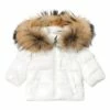 K2 Fur Down Jacket Ecru Moncler Fashion Baby, Children