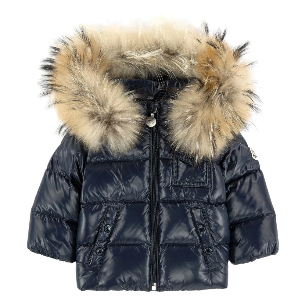 K2 Fur Down Jacket Navy blue Moncler Fashion Baby, Children 1 K2 Fur Down Jacket Navy blue Moncler Fashion Baby, Children