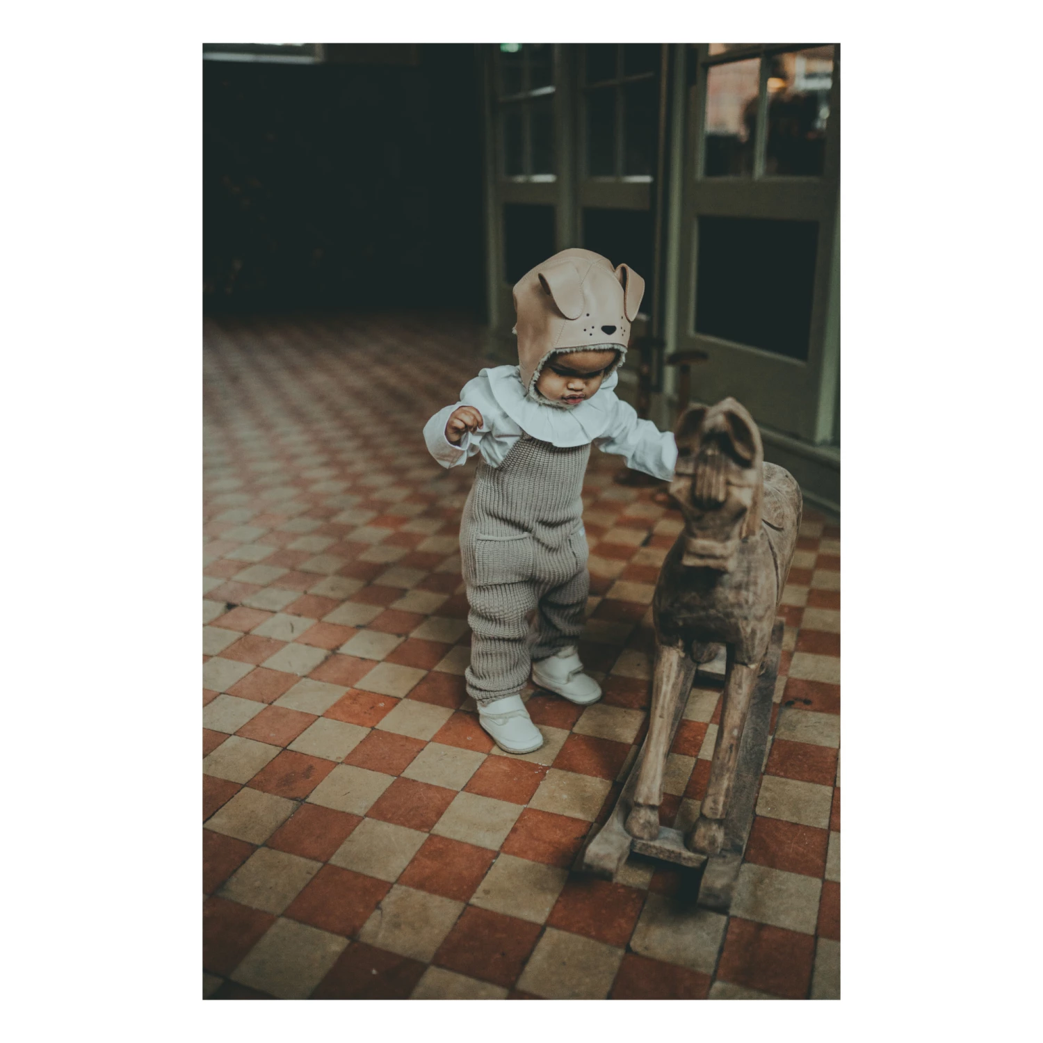 Kapi Dog Bonnet Beige Donsje Fashion Baby, Children 2 Kapi Dog Bonnet Beige Donsje Fashion Baby, Children - Image 2