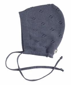 Knit Bonnet Blue Tocoto Vintage Fashion Baby
