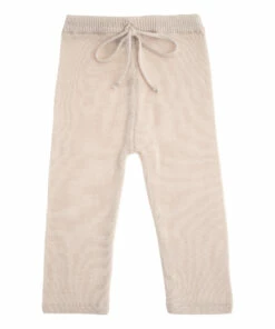 Knit Leggings Ecru Tocoto Vintage Fashion Baby