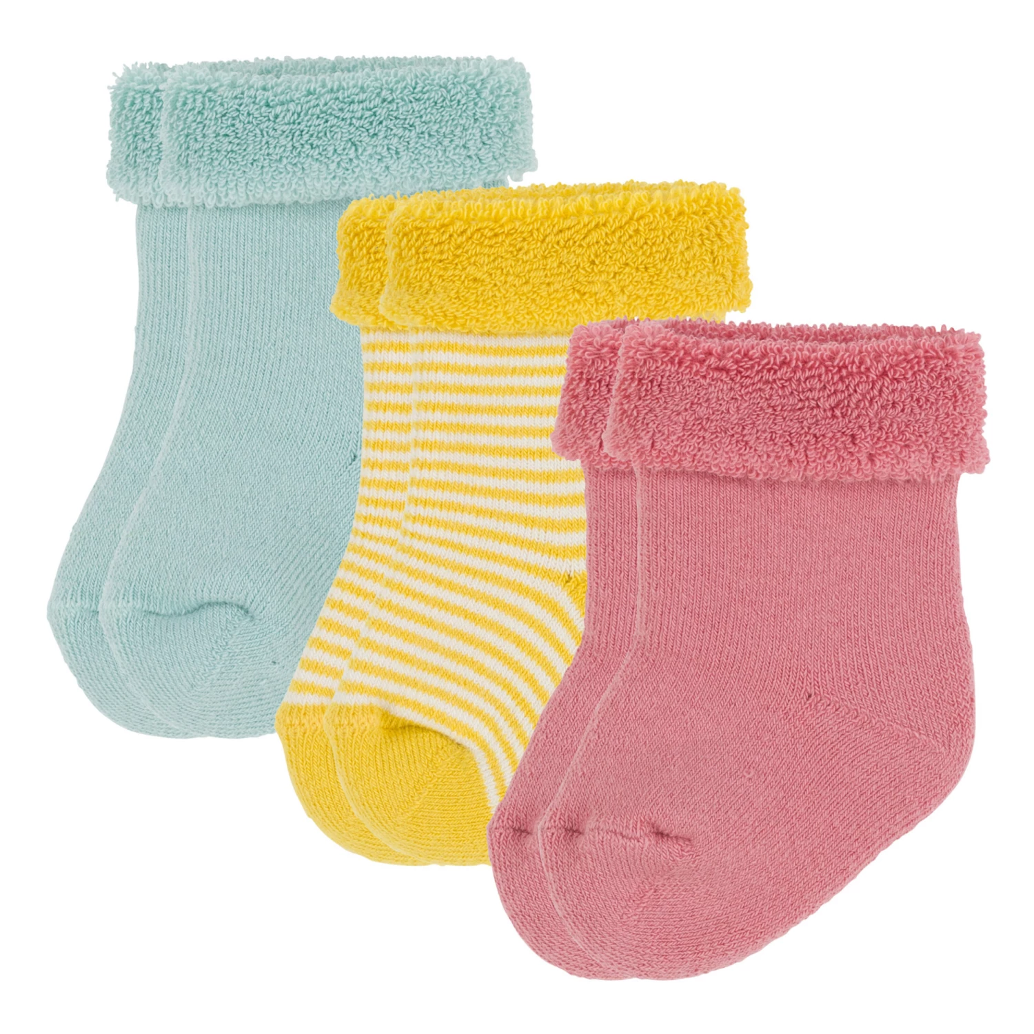 Knit Socks - Set of 3 Mustard Petit Bateau Fashion Baby 1 Knit Socks - Set of 3 Mustard Petit Bateau Fashion Baby