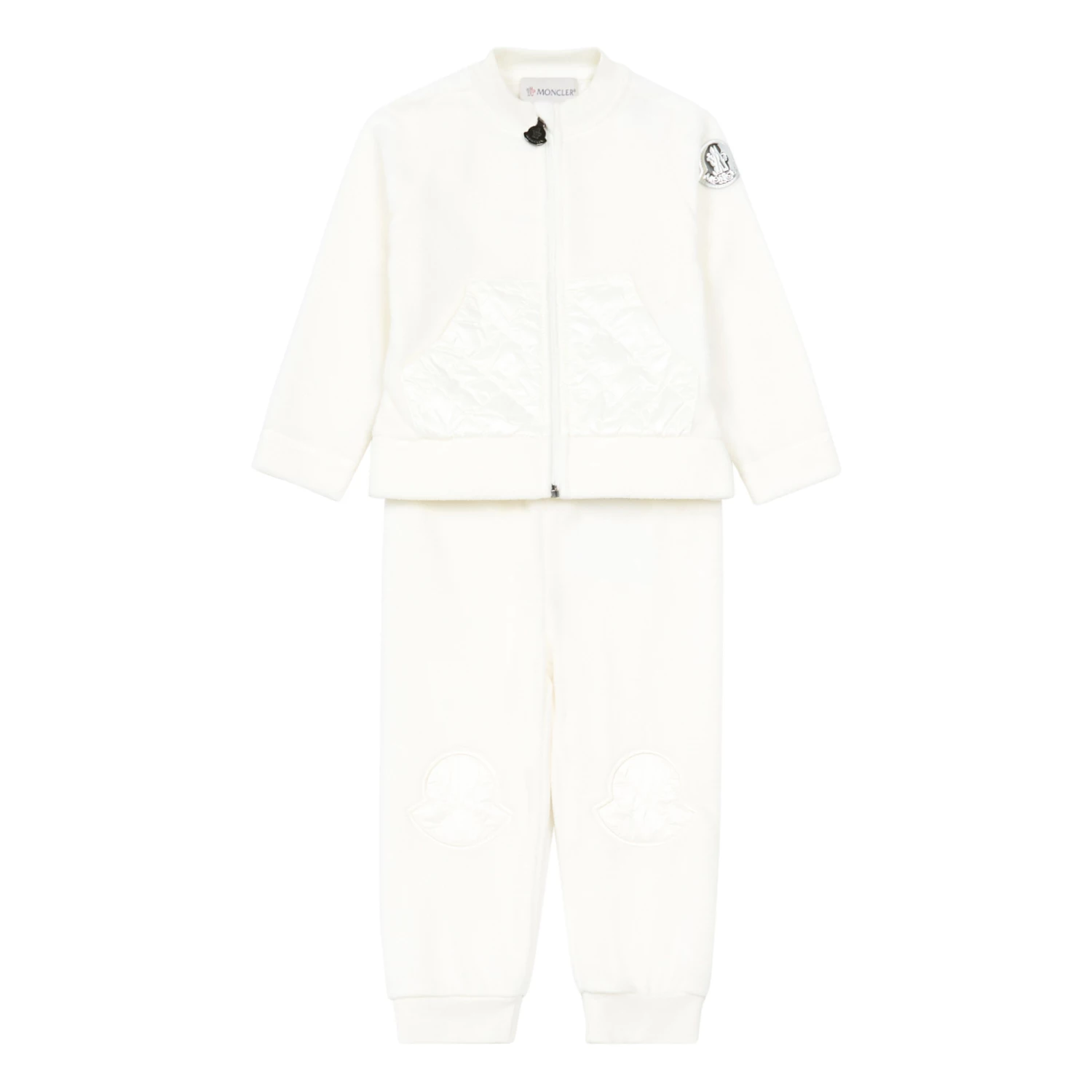 Knitted Playsuit Ecru Moncler Fashion Baby, Children 1 Knitted Playsuit Ecru Moncler Fashion Baby, Children