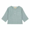 La Petite Collection x Smallable - Cotton Muslin Kurta Shirt - Exclusive Blue Green La Petite Collection Fashion Baby, Children