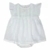 Lace Baby Bodysuit Dress Ecru Zhoe & Tobiah Fashion Baby
