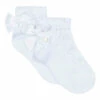 Lace Bow Socks White Tartine et Chocolat Fashion Baby