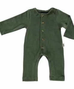 Larch Organic Cotton Pyjamas Chrome green Poudre Organic Fashion Baby