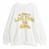 “Live from the Moon” Organic Cotton Sweatshirt Ecru Mini Rodini Fashion Baby, Children