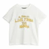 “Live from the Moon” Organic Cotton T-shirt Ecru Mini Rodini Fashion Baby, Children