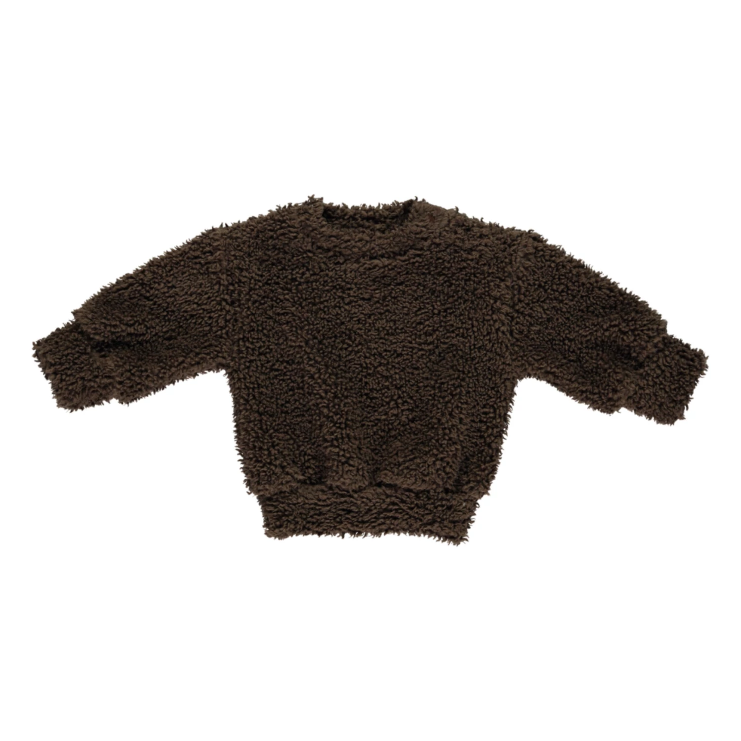 Leatherleaf Sherpa Sweatshirt Brown Poudre Organic Fashion Baby, Children 1 Leatherleaf Sherpa Sweatshirt Brown Poudre Organic Fashion Baby, Children