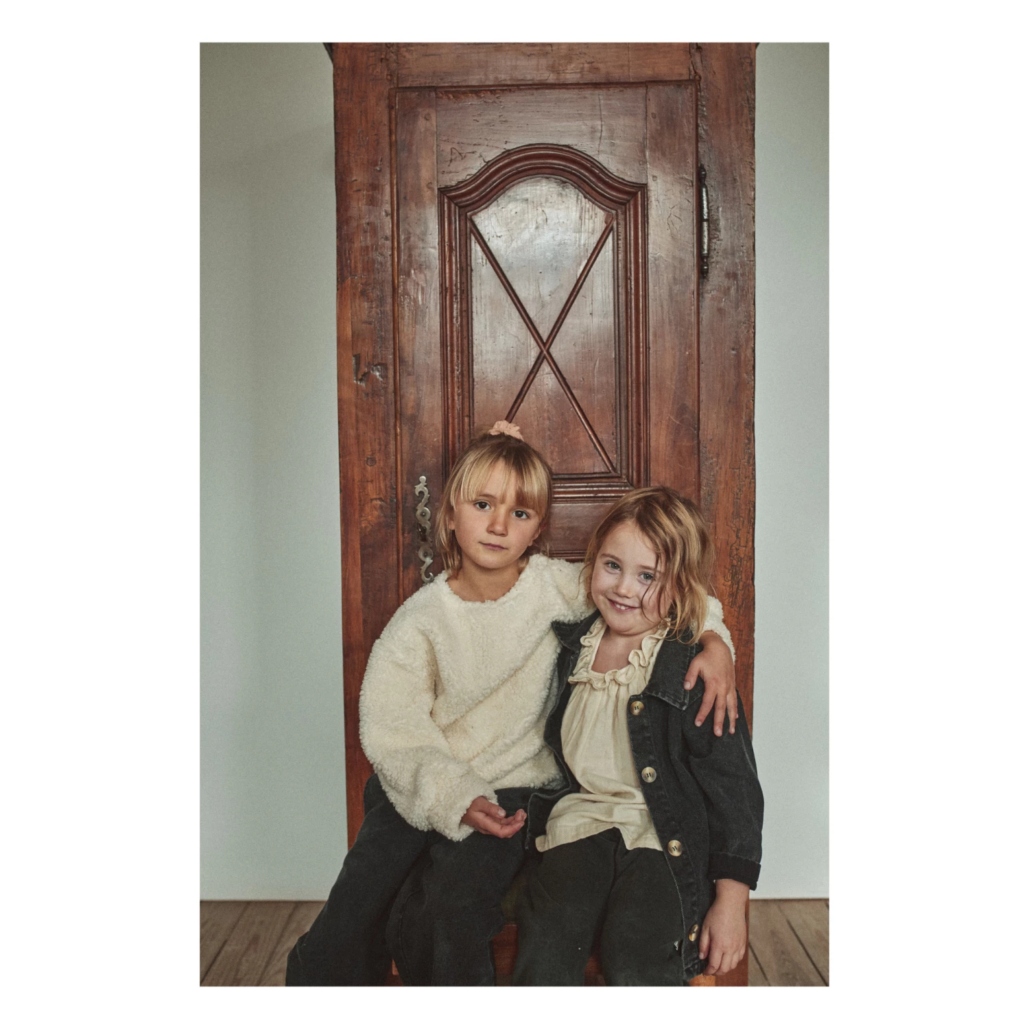 Leatherleaf Sherpa Sweatshirt Cream Poudre Organic Fashion Baby, Children 3 Leatherleaf Sherpa Sweatshirt Cream Poudre Organic Fashion Baby, Children - Image 3