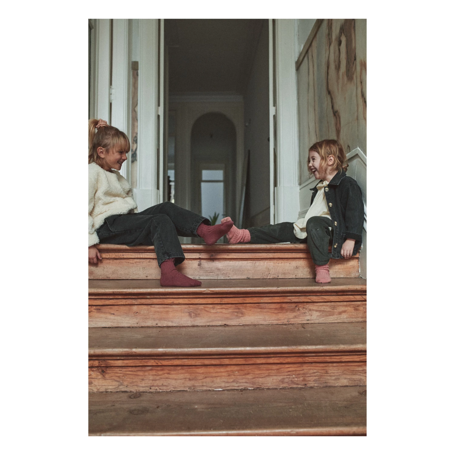 Leatherleaf Sherpa Sweatshirt Cream Poudre Organic Fashion Baby, Children 5 Leatherleaf Sherpa Sweatshirt Cream Poudre Organic Fashion Baby, Children - Image 5