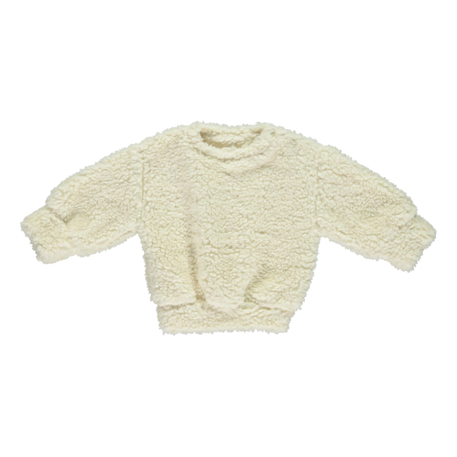 Leatherleaf Sherpa Sweatshirt Cream Poudre Organic Fashion Baby, Children 1 Leatherleaf Sherpa Sweatshirt Cream Poudre Organic Fashion Baby, Children