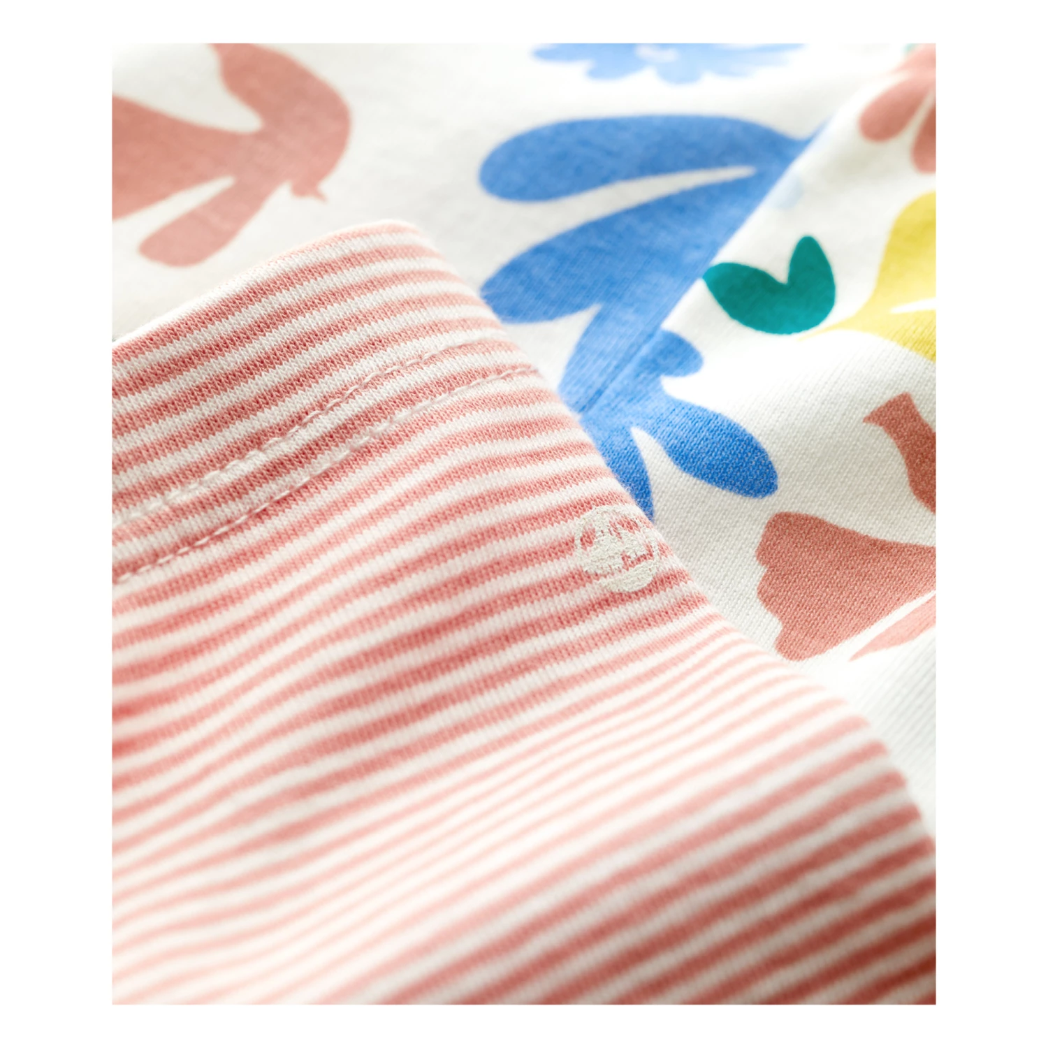 Leggings - Set of 2 Multicoloured Petit Bateau Fashion Baby 2 Leggings - Set of 2 Multicoloured Petit Bateau Fashion Baby - Image 2