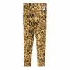 Leopard Lyocell Basic Leggings Beige Mini Rodini Fashion Baby, Children