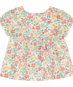 Liberty Blouse Ecru Tartine et Chocolat Fashion Baby