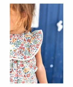 Liberty Dress Ecru Tartine et Chocolat Fashion Baby -Baby Tops Elegant Store liberty dress ecru tartine et chocolat fashion baby 3