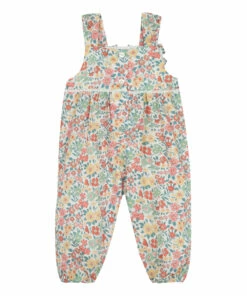 Liberty Jumpsuit Ecru Tartine et Chocolat Fashion Baby -Baby Tops Elegant Store liberty jumpsuit ecru tartine et chocolat fashion baby 2