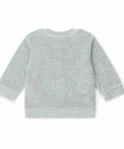 Liberty Velour Sweatshirt Heather grey Bonton Fashion Baby, Children -Baby Tops Elegant Store liberty velour sweatshirt heather grey bonton fashion baby children 2