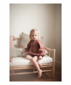 Lily Cotton Muslin Romper Dusty Pink Marlot Paris Fashion Baby 13 Lily Cotton Muslin Romper Dusty Pink Marlot Paris Fashion Baby -Baby Tops Elegant Store lily cotton muslin romper dusty pink marlot paris fashion baby 5