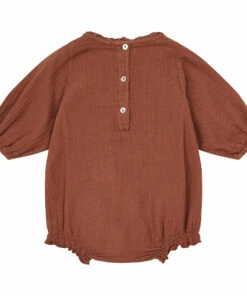 Lily Cotton Muslin Romper Dusty Pink Marlot Paris Fashion Baby 15 Lily Cotton Muslin Romper Dusty Pink Marlot Paris Fashion Baby -Baby Tops Elegant Store lily cotton muslin romper dusty pink marlot paris fashion baby 7