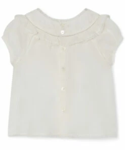Line Blouse Ecru Bonpoint Fashion Baby -Baby Tops Elegant Store line blouse ecru bonpoint fashion baby 3
