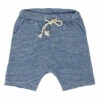Linen and Cotton Striped Shorts Blue Zhoe & Tobiah Fashion Baby