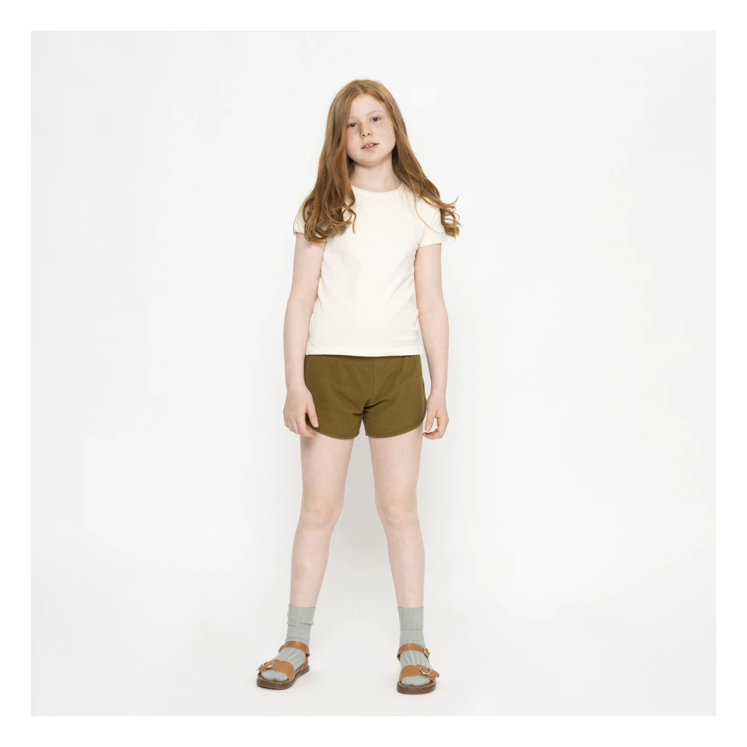 Linen and Organic Cotton T-shirt Cream Minimalisma Fashion Baby, Children 2 Linen and Organic Cotton T-shirt Cream Minimalisma Fashion Baby, Children - Image 2