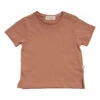 Linen and Organic Cotton T-shirt Orange Minimalisma Fashion Baby, Children