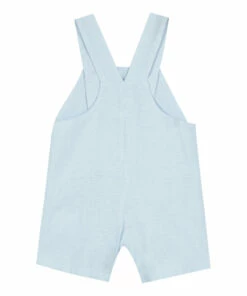 Linen Overalls Light blue Tartine et Chocolat Fashion Baby -Baby Tops Elegant Store linen overalls light blue tartine et chocolat fashion baby 2