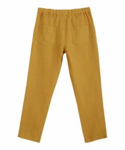 Linen Trousers Yellow Emile et Ida Fashion Baby, Children -Baby Tops Elegant Store linen trousers yellow emile et ida fashion baby children 2