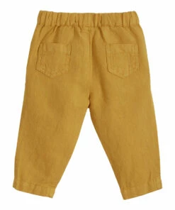 Linen Trousers Yellow Emile et Ida Fashion Baby, Children -Baby Tops Elegant Store linen trousers yellow emile et ida fashion baby children 3