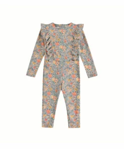 Linette Recycled Nylon Anti-UV Jumpsuit Grey blue Louise Misha Fashion Baby, Children