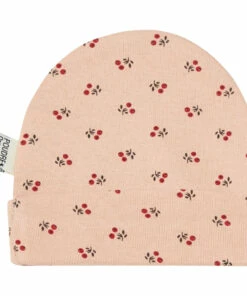 Litchi Beanie Beige Poudre Organic Fashion Baby