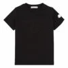 Logo T-shirt Black Moncler Fashion Baby