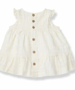 Baby Tops Elegant Store -Baby Tops Elegant Store loles cotton crepe dress off white 1 in the family fashion baby children 1