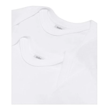 Long-sleeve Playsuit - Set of 2 White Petit Bateau Fashion Baby, Children 2 Long-sleeve Playsuit - Set of 2 White Petit Bateau Fashion Baby, Children - Image 2