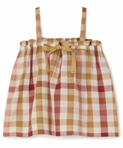 Loraine Top & Bloomer Set Caramel Bonpoint Fashion Baby