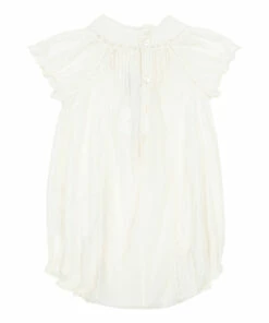 Lotti Embroidered Romper Ecru Bonpoint Fashion Baby -Baby Tops Elegant Store lotti embroidered romperlotti embroidered romper ecru bonpoint fashion baby 2