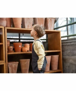 Lou Linen Overalls Charcoal grey Matona Fashion Baby, Children -Baby Tops Elegant Store lou linen overalls charcoal grey matona fashion baby children 3