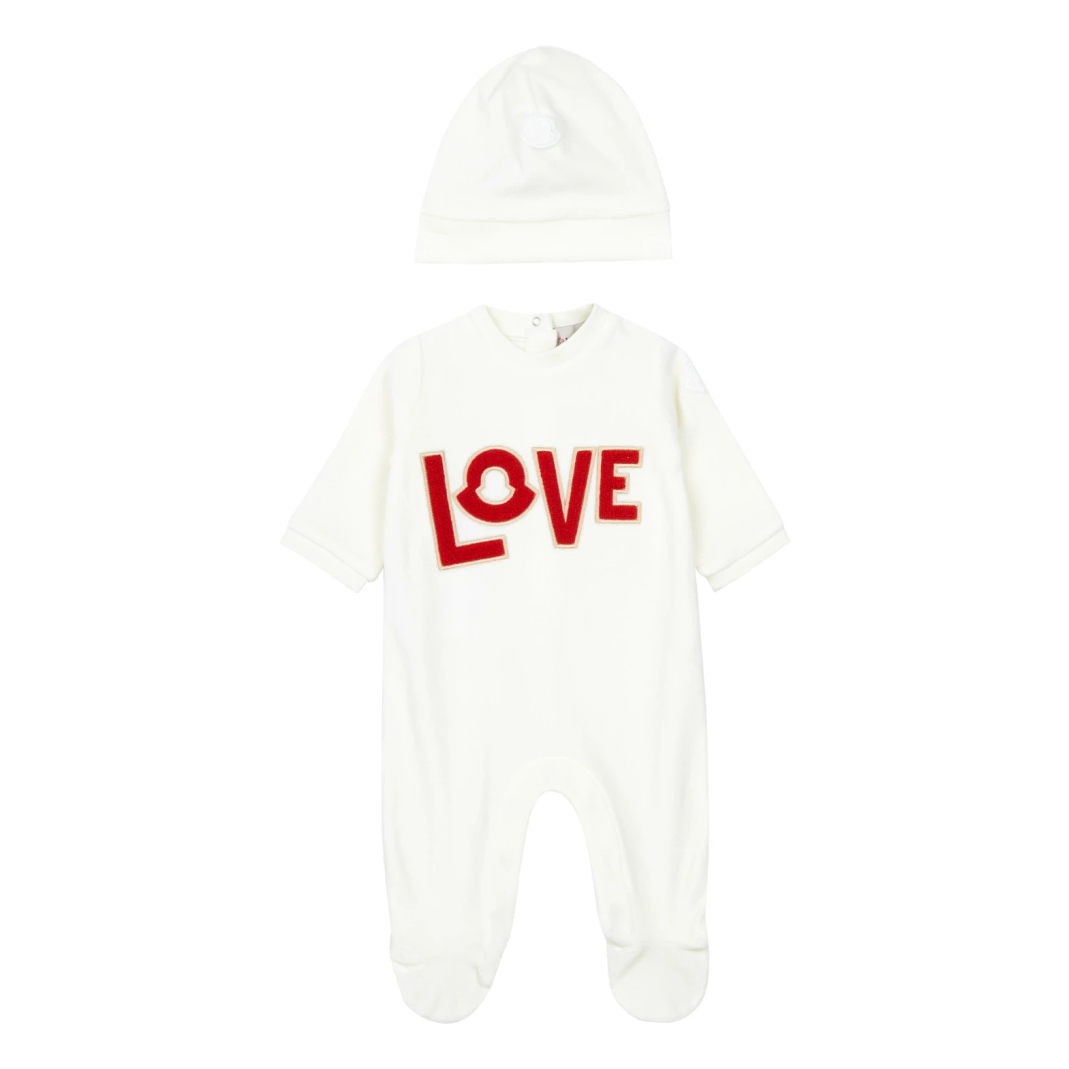 Love Newborn Ensemble Ecru Moncler Fashion Baby 1 Love Newborn Ensemble Ecru Moncler Fashion Baby