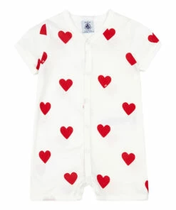 Loving Organic Cotton Jumpsuit Red Petit Bateau Fashion Baby