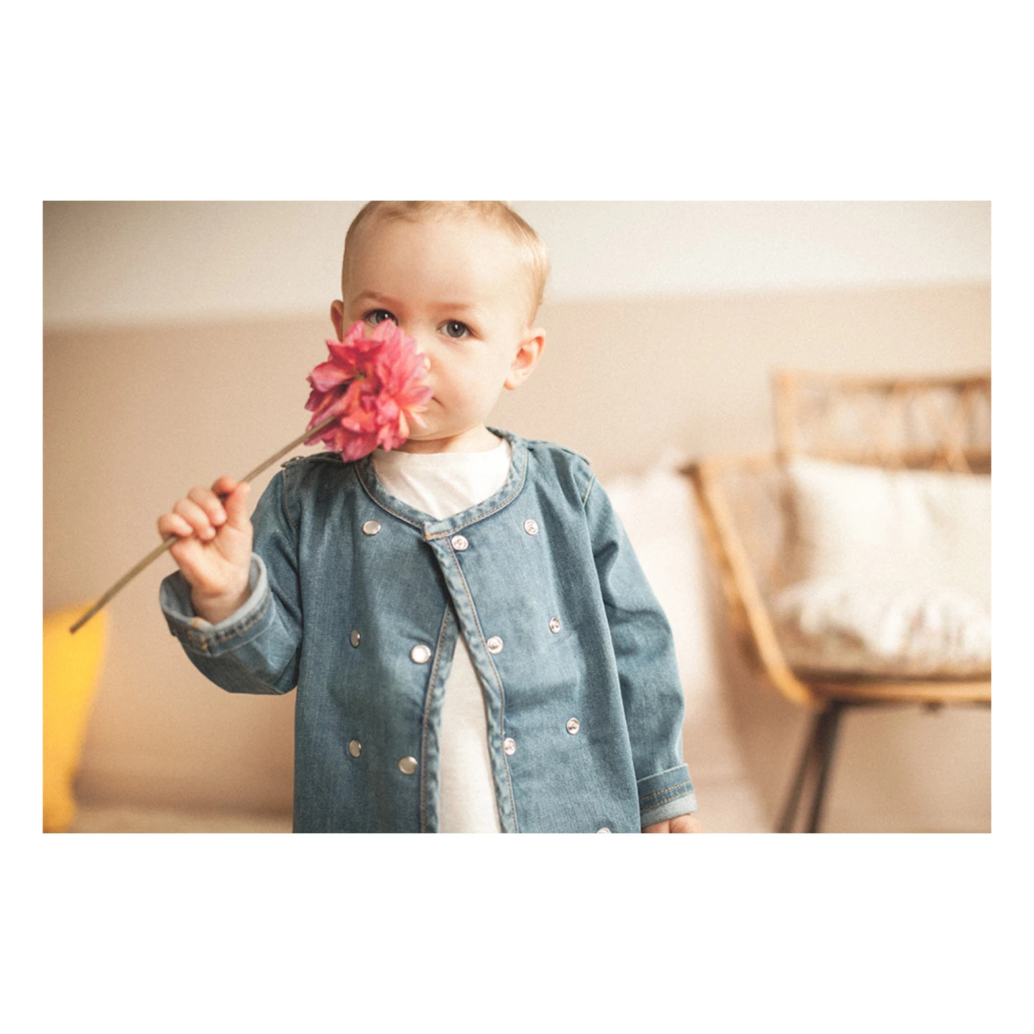 Lucien Denim Jacket Denim blue Louis Louise Fashion Baby 2 Lucien Denim Jacket Denim blue Louis Louise Fashion Baby - Image 2