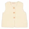 Lulu Purl Knit Vest Ecru Louis Louise Fashion Baby
