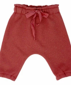 Lurex Fleece Harem Pants Pink Zhoe & Tobiah Fashion Baby