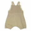 Lurex Fleece Overalls Beige Zhoe & Tobiah Fashion Baby