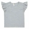 Lurex Striped T-shirt Blue Zhoe & Tobiah Fashion Baby, Children