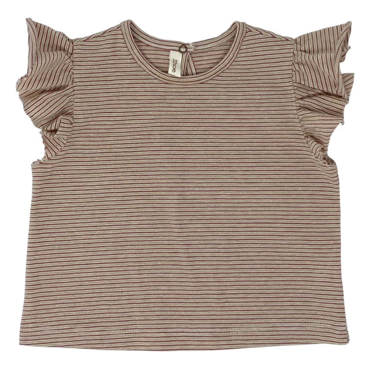 Lurex Striped T-shirt Pale pink Zhoe & Tobiah Fashion Baby, Children 1 Lurex Striped T-shirt Pale pink Zhoe & Tobiah Fashion Baby, Children