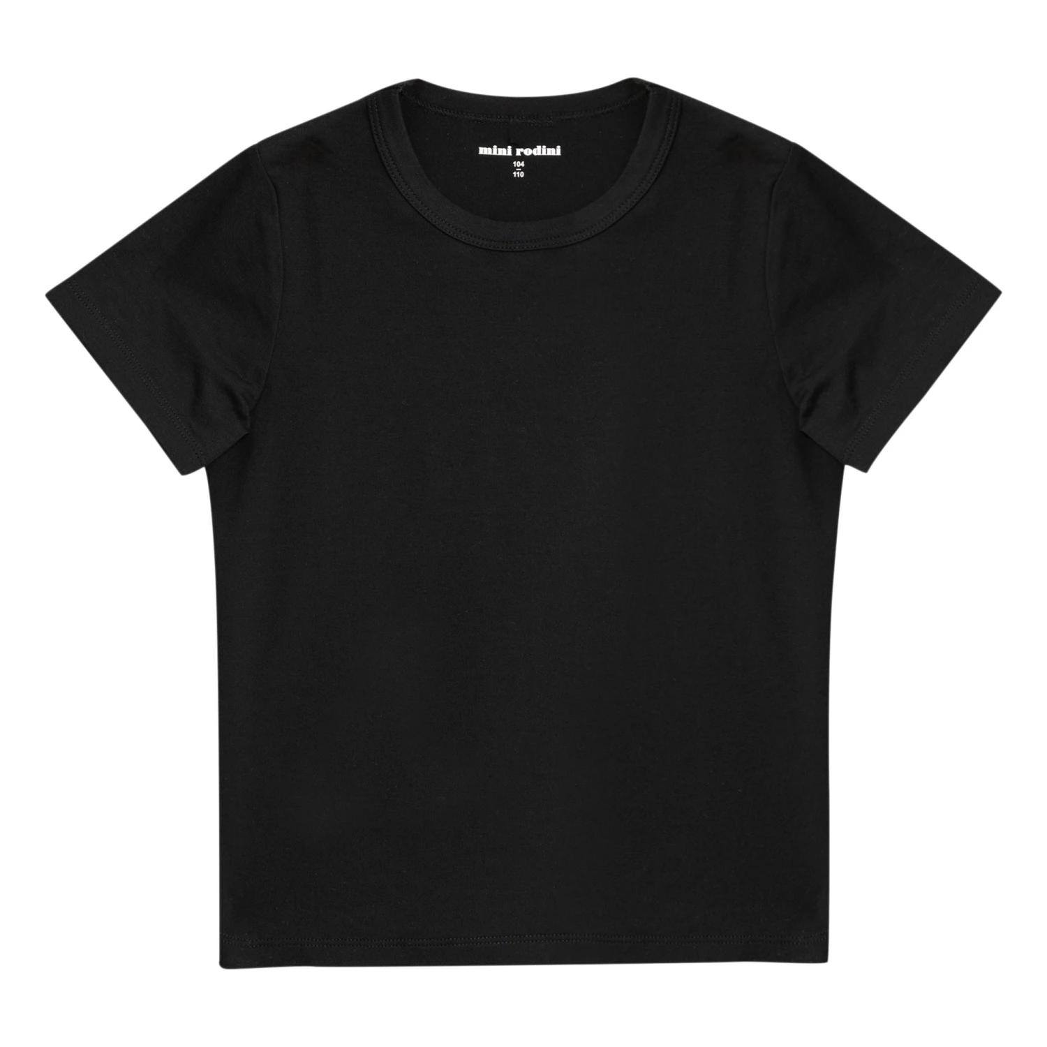 Lyocell Basic T-shirt Black Mini Rodini Fashion Baby, Children 1 Lyocell Basic T-shirt Black Mini Rodini Fashion Baby, Children