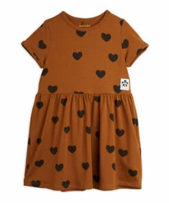 Lyocell Dress Brown Mini Rodini Fashion Baby, Children